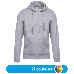 Sweat zippé personnaliser